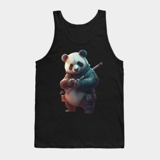 Panda Warrior Tank Top